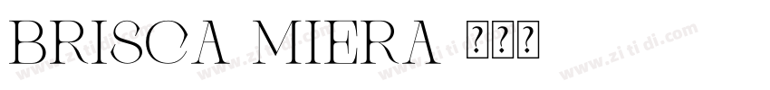 brisca miera字体转换